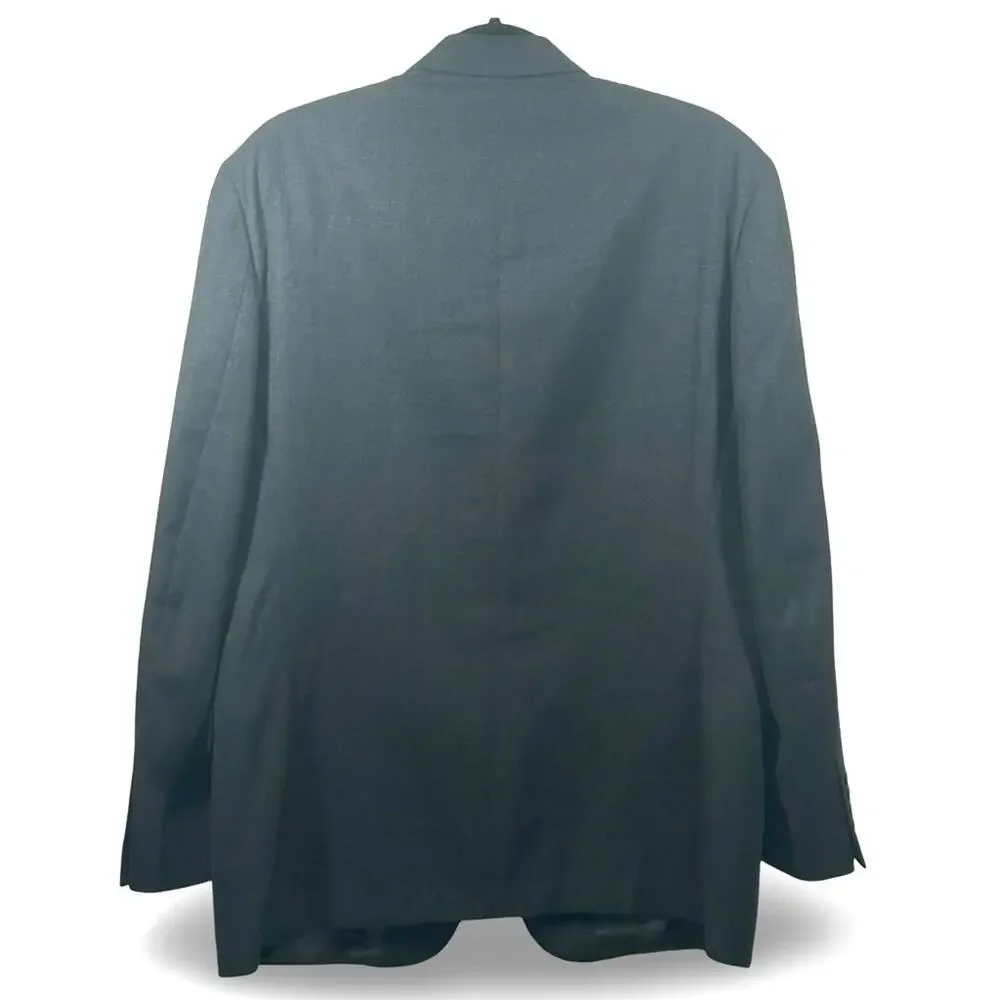 Vito Rufolo Italian 3-Button Wool Blazer Size 41R‎ Made in Italy Classic Preppy